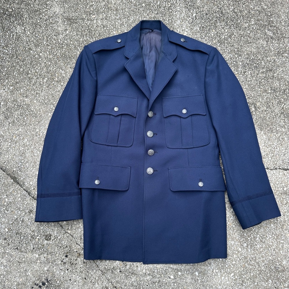 Vintage Stylecraft US Air Force Blue Dress Uniform Jacket Military Service Coat